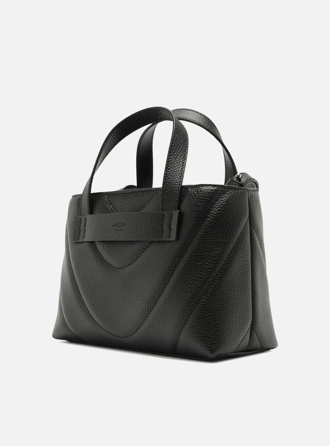Bolsa Tote Preta Zíper Média