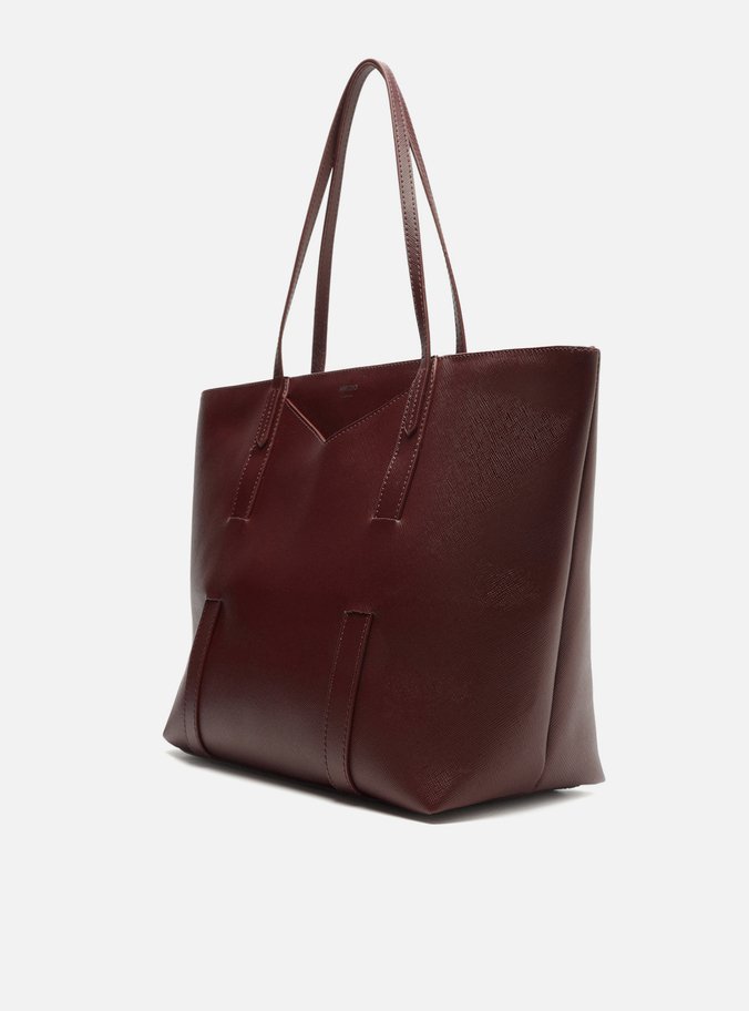 Bolsa Shopping Vermelha Grande Tiras Capa