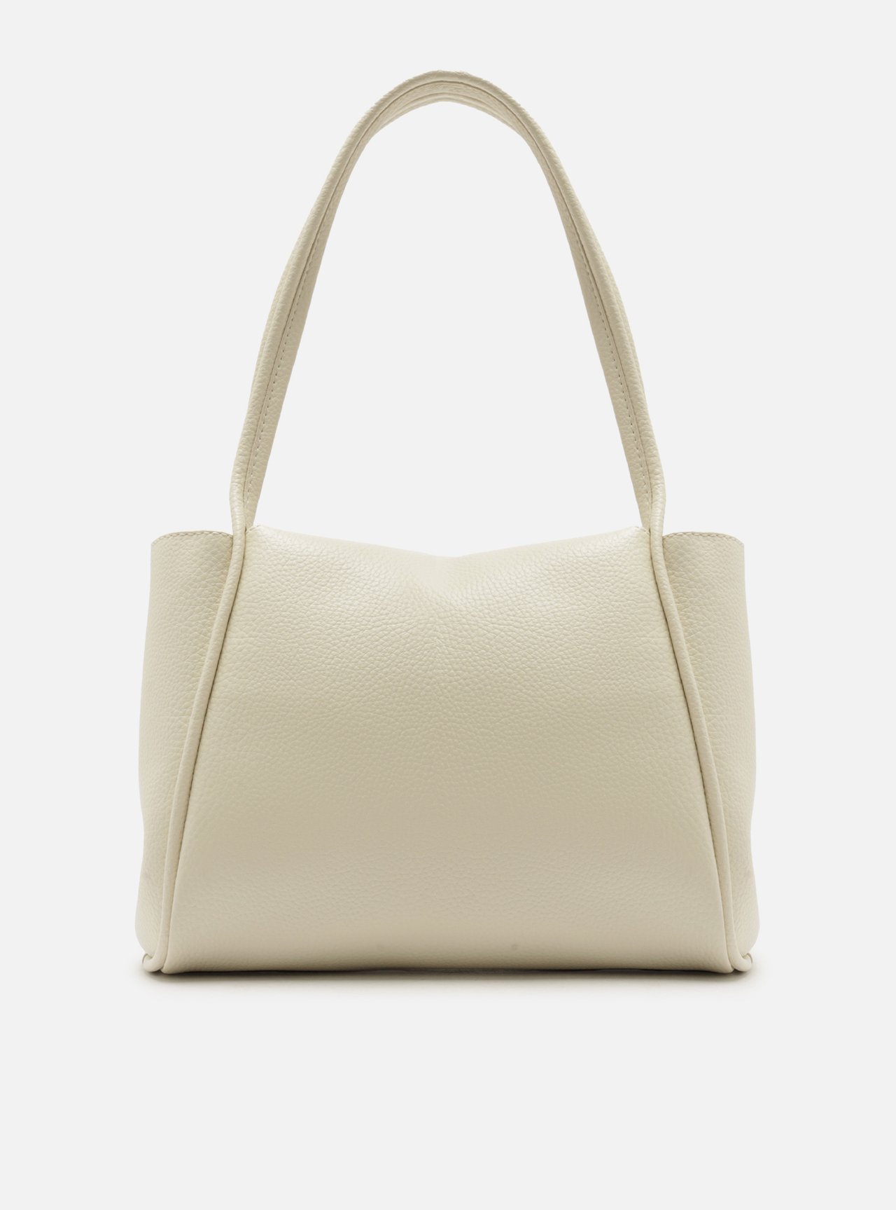 Bolsa Shopping Branca Grande Granulada — foto 3