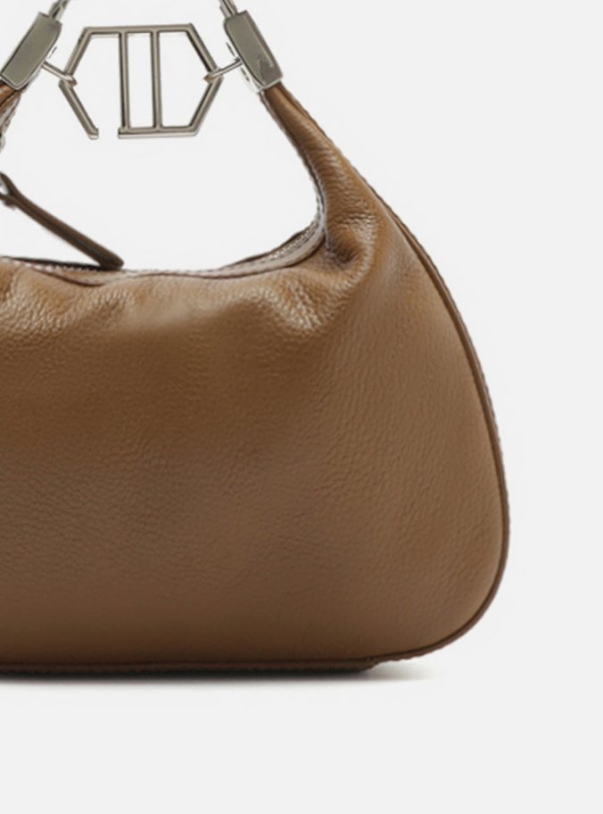 Bolsa Tiracolo Marrom Couro Harper Pequena