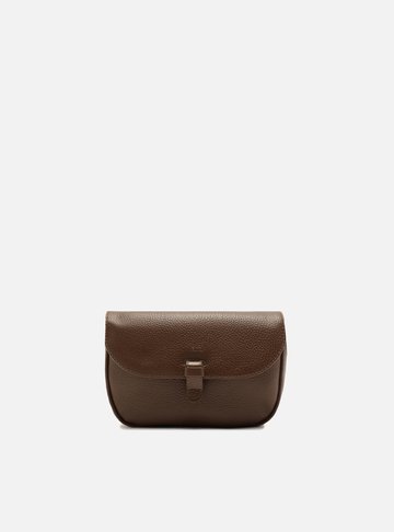Arezzo — Bolsa Tiracolo Marrom Pequena Alça