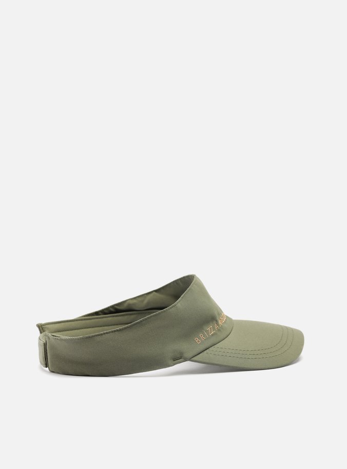 Boné Viseira Verde Lona Brizza