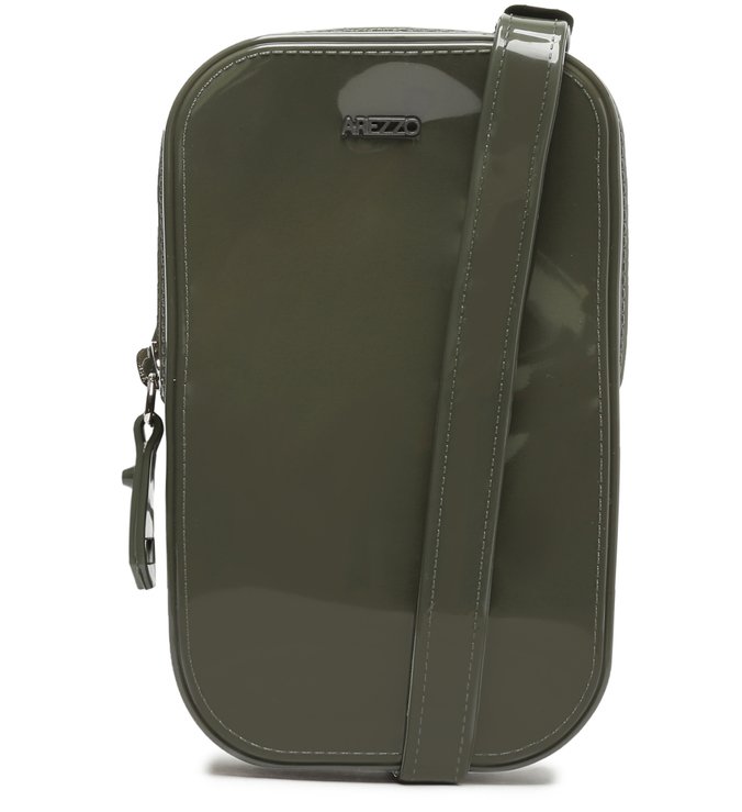 Mini Bolsa Verde Duda Porta-Celular Brizza