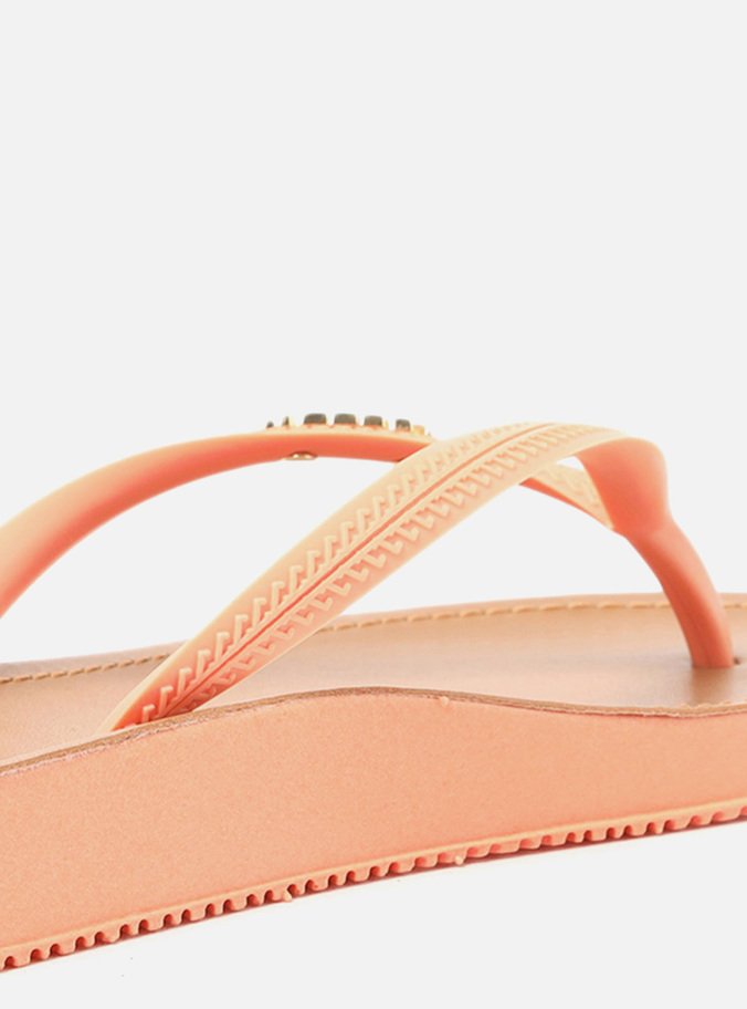Chinelo de Dedo Laranja Brizza
