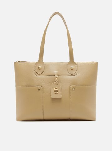 Bolsa Shopping Nude Média