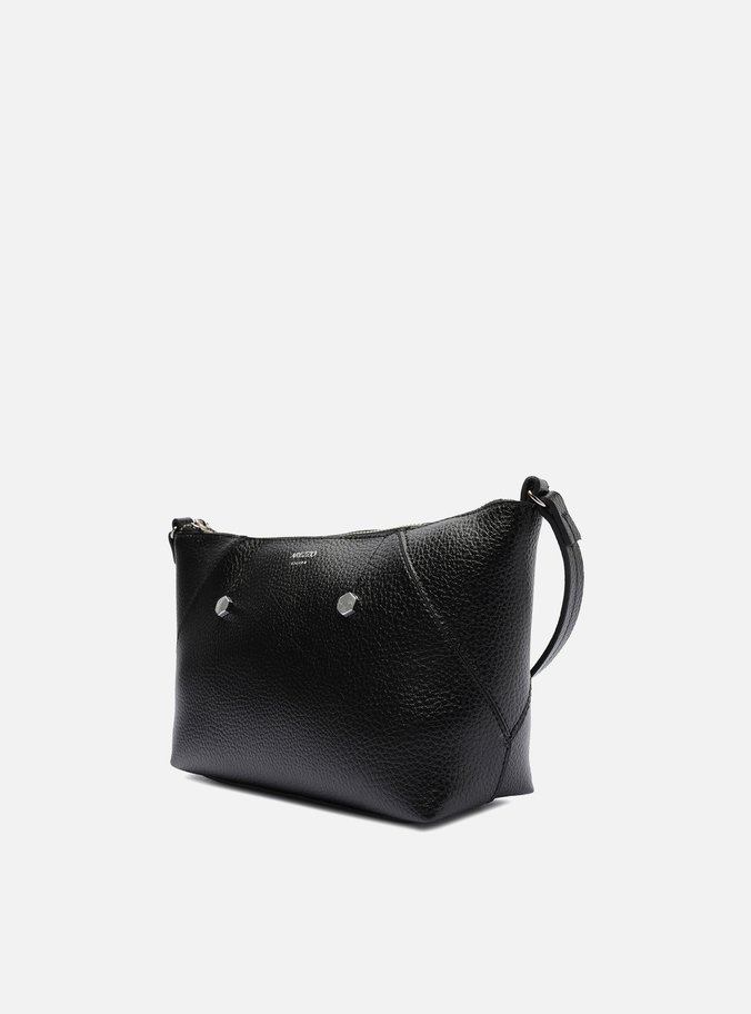 Bolsa Tiracolo Preta Pequena Rebites