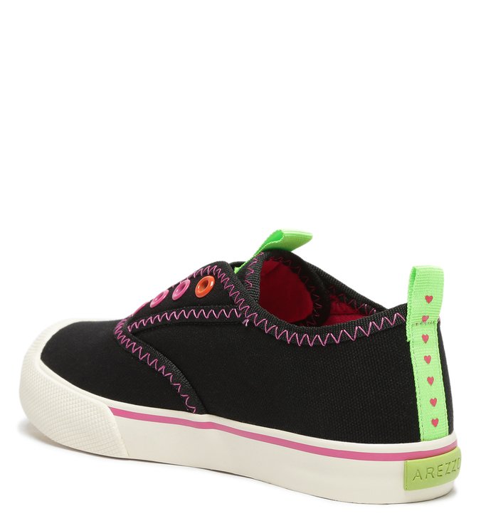 Tênis Infantil Slip On Preto Lona