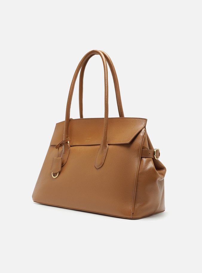 Bolsa Tote Marrom Couro Ária Grande