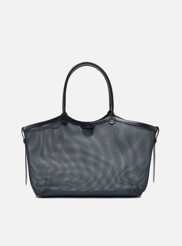 Arezzo — Bolsa Shopping Azul Tela Grande Pouch