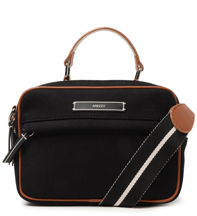 Bolsa Tiracolo Preta Média ZZ Play