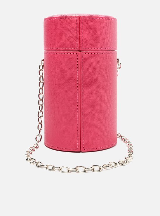 Bolsa Tiracolo Rosa Pink Pequena Corrente
