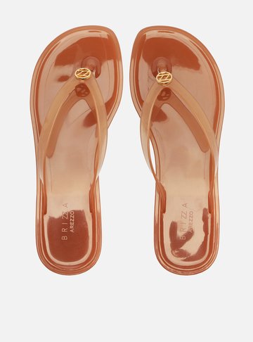 Arezzo — Chinelo de Dedo Marrom