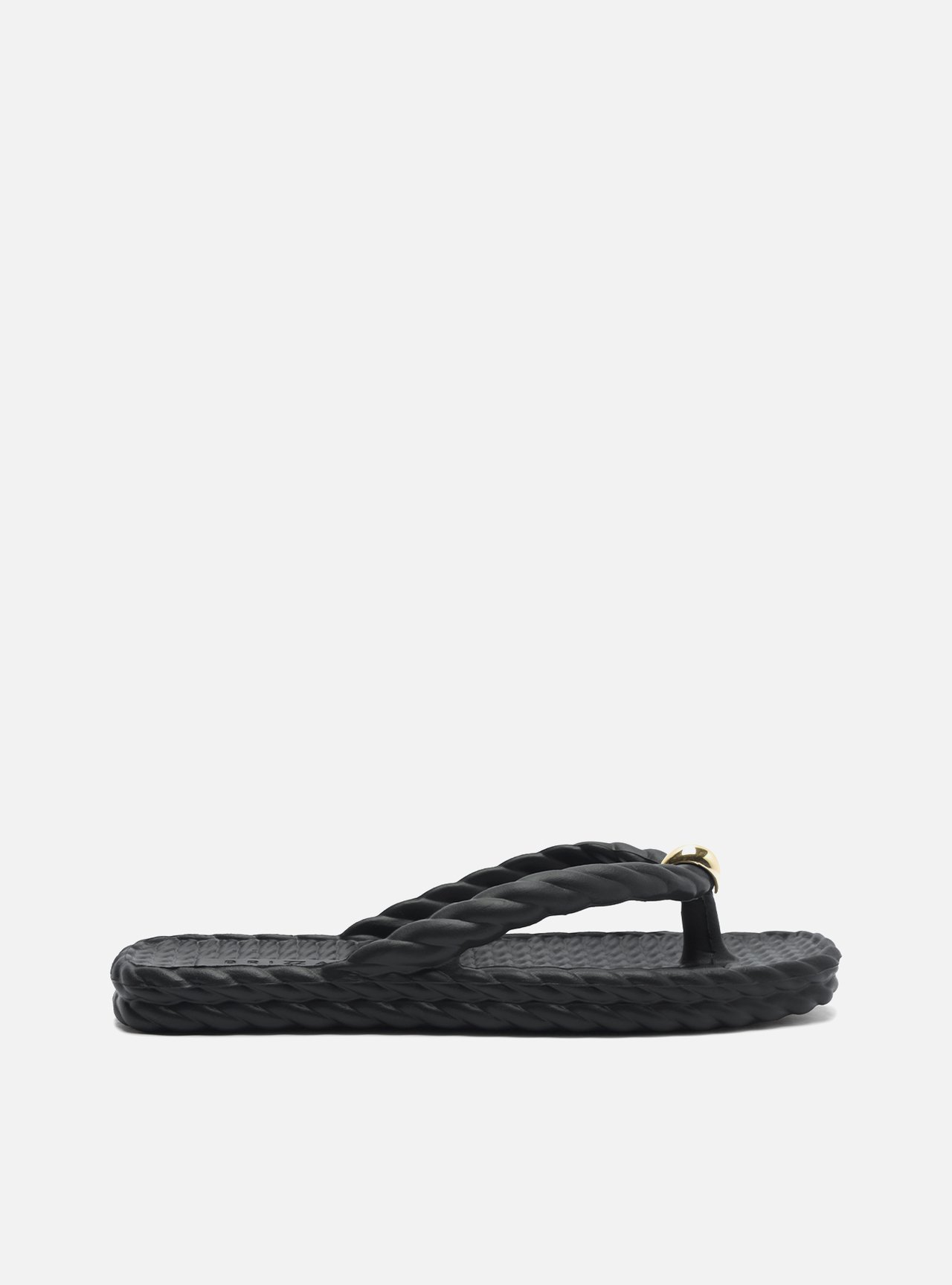 Chinelo de Dedo Preto Marrocos Brizza — foto 1