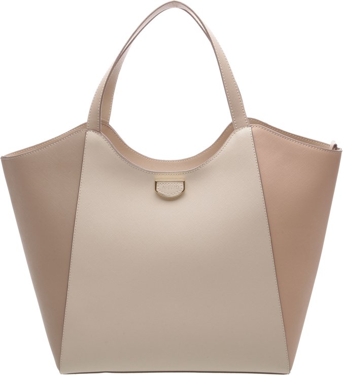 Bolsa Shopping Saffiano Off-White