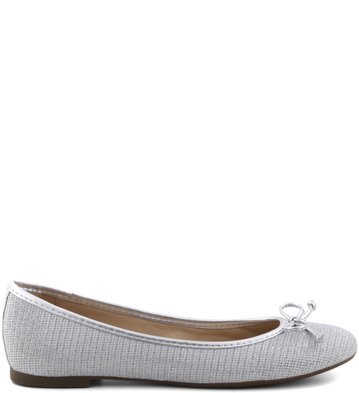 Sapatilha Lurex Prata
