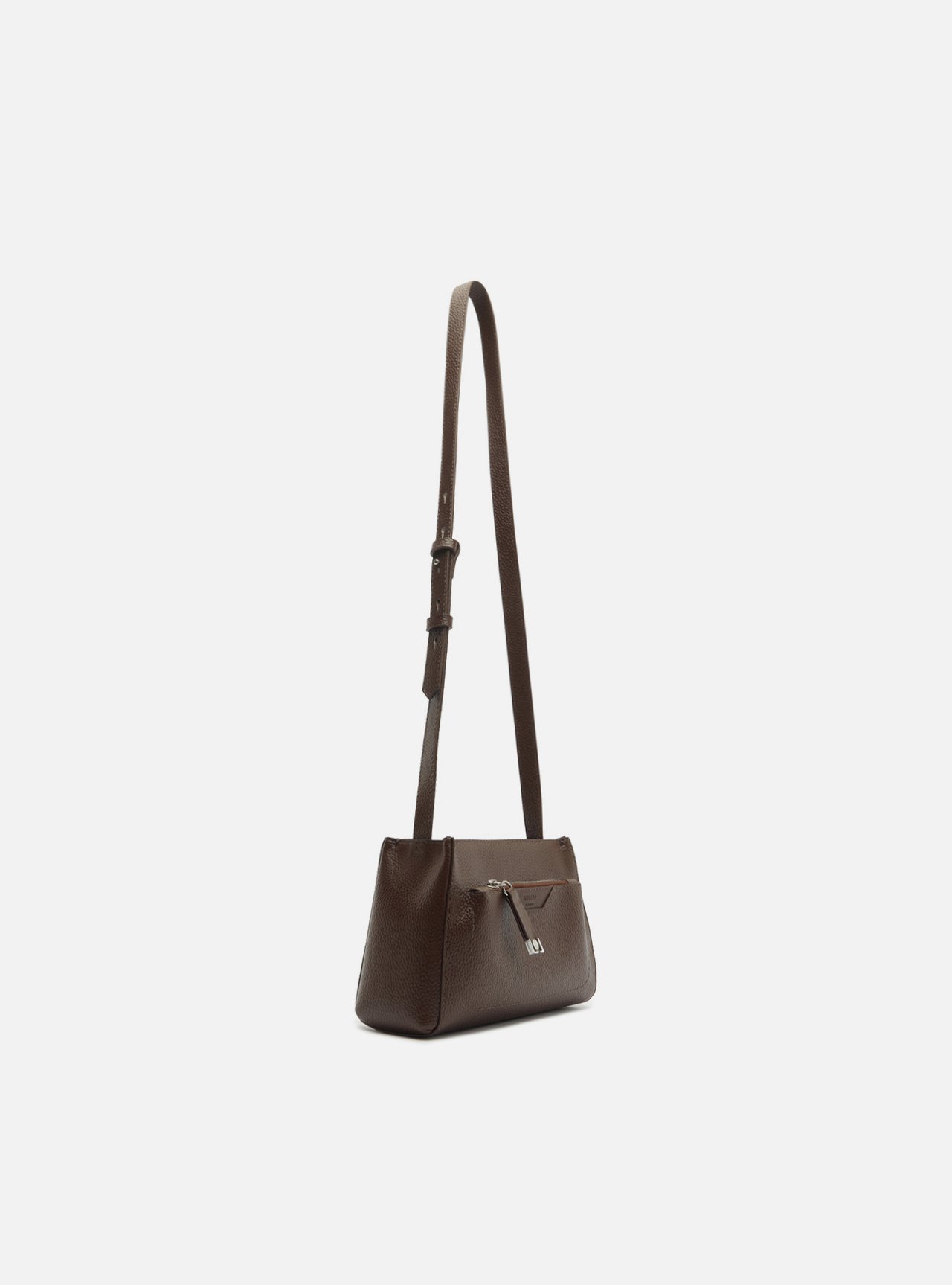 Bolsa Tiracolo Marrom Escura Emilly Pequena — foto 5