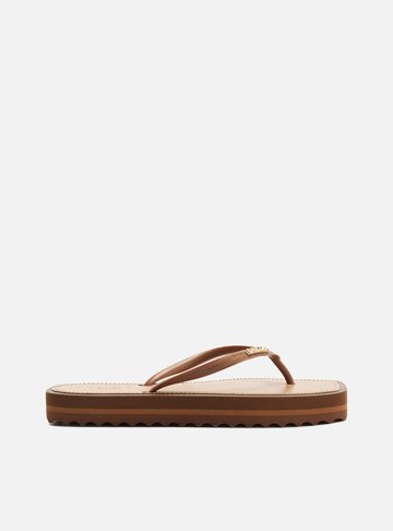 Arezzo — Chinelo de Dedo Marrom Brizza