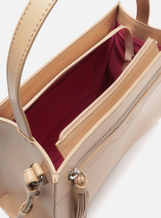Bolsa Tote Bege Pietra Média