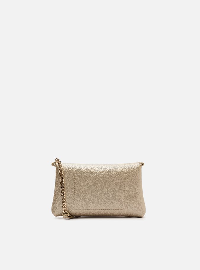 Bolsa Tiracolo Dourada Giorno Pequena Envelope