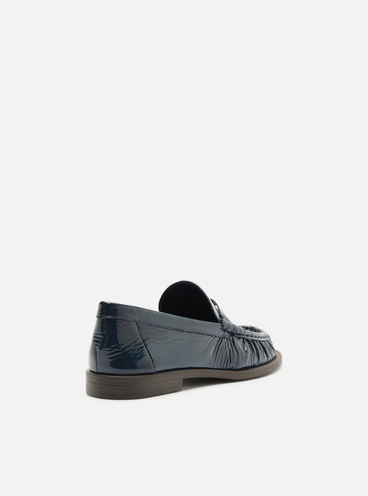 Mocassim Azul Couro — foto 3