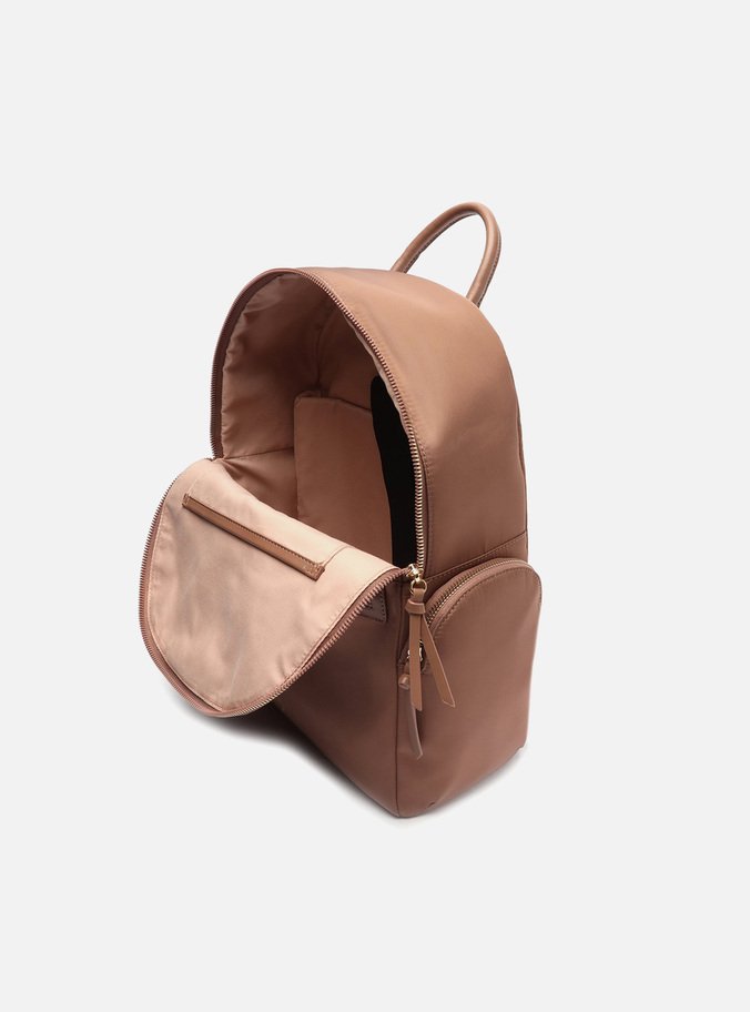 Mochila Rosé Nylon Grande Bolso
