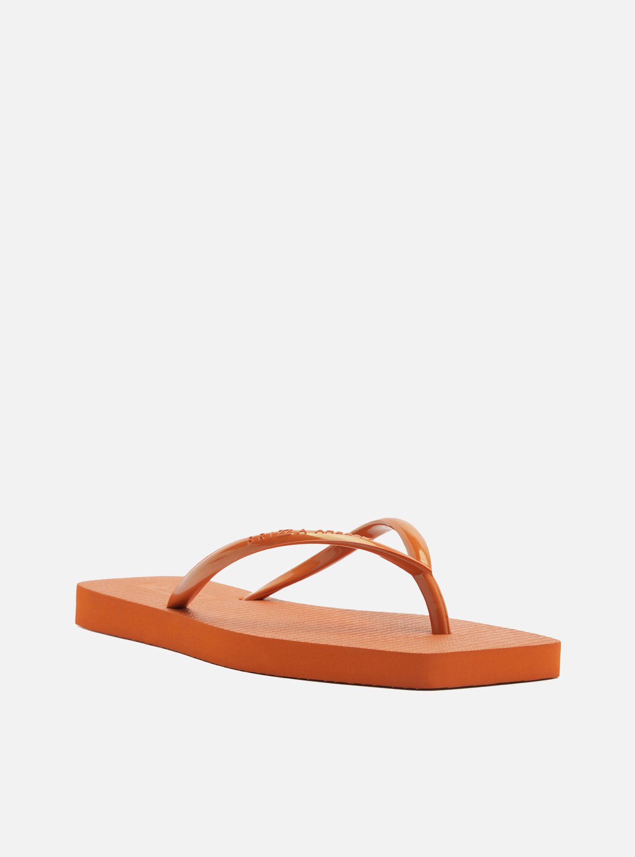 Chinelo de Dedo Laranja Flatform Brizza — foto 2