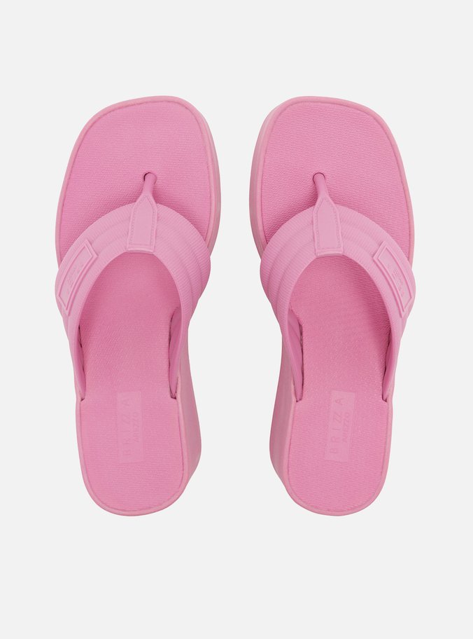 Tamanco Rosa Flatform Lulu Brizza