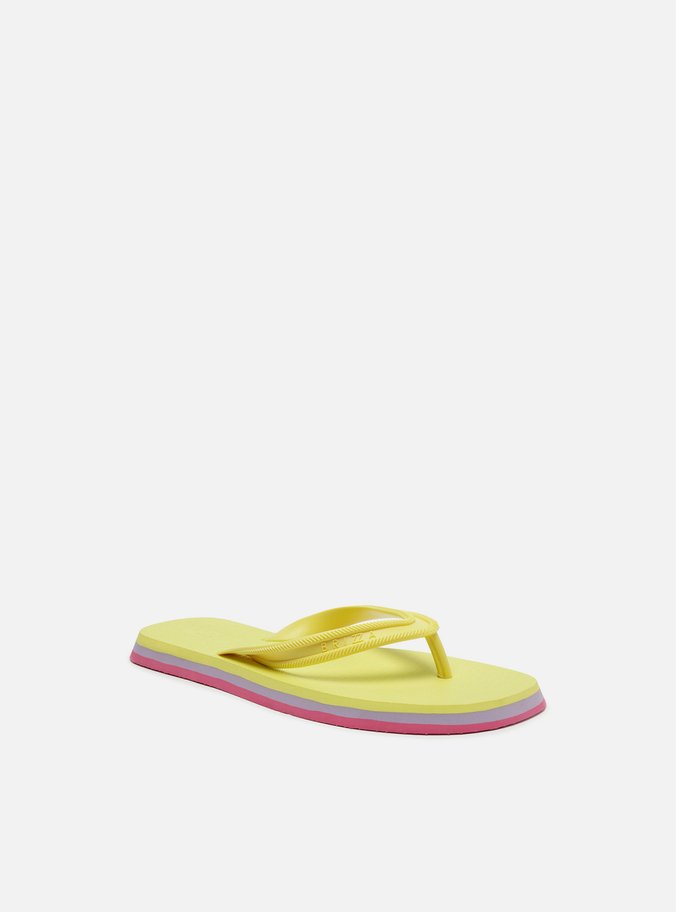 Chinelo de Dedo Amarelo Sola Color Sport
