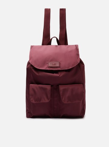 Mochila Vermelha Nylon Grande