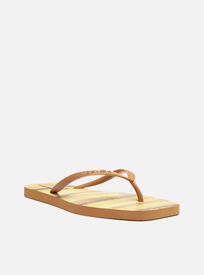 Chinelo de Dedo Marrom Bico Quadrado Brizza Triya