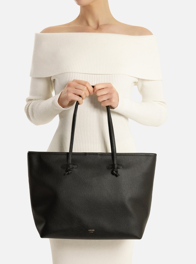 Bolsa Shopping Preta Grande Pouch