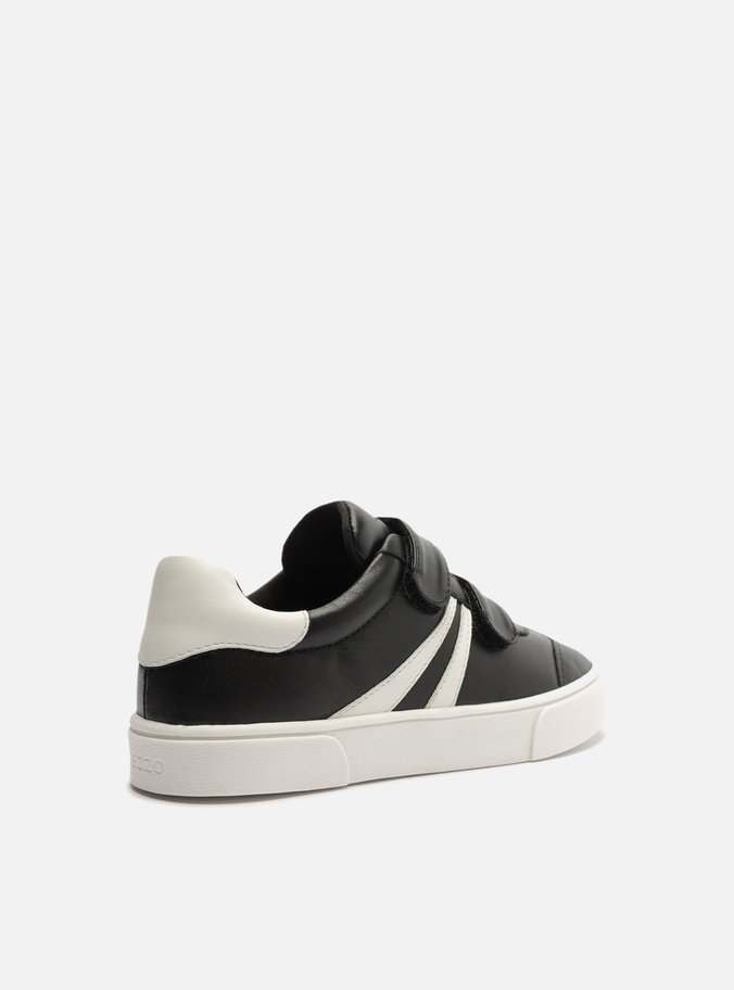 Tênis Infantil Preto Velcro Branco