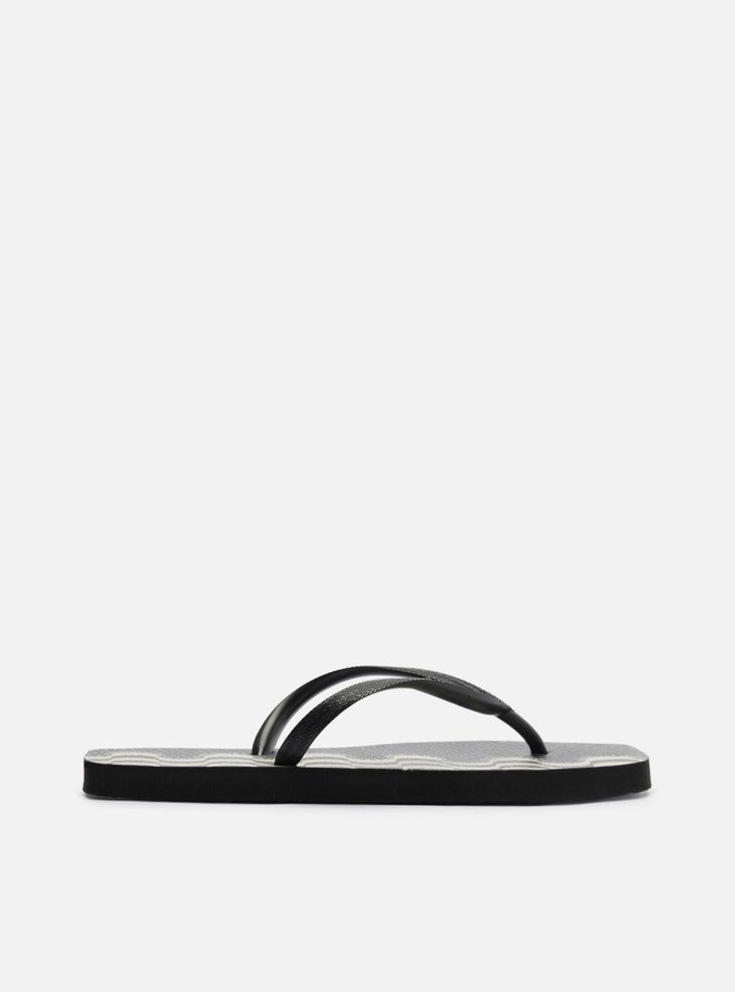 Chinelo de Dedo Preto Square Copacabana