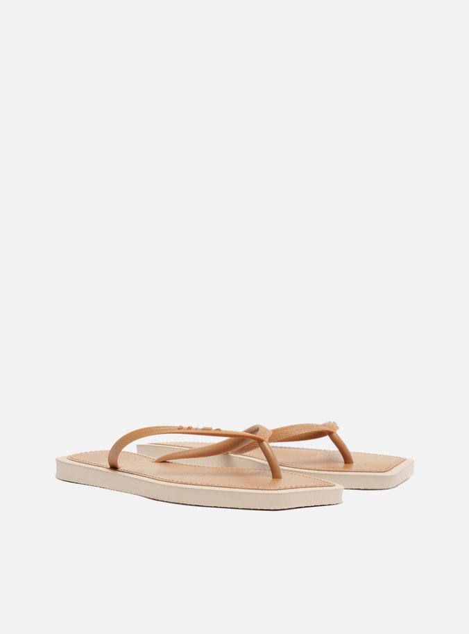 Chinelo de Dedo Marrom Square Recouro Brizza