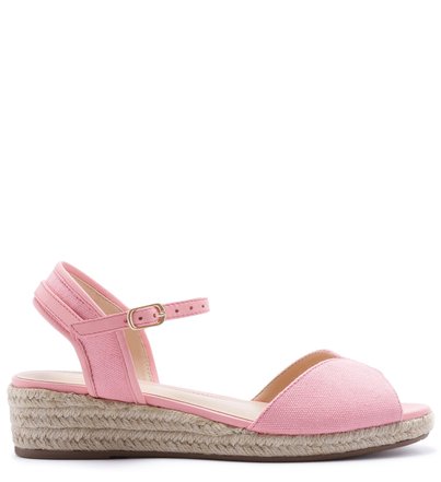 sandalia anabela salto baixo arezzo