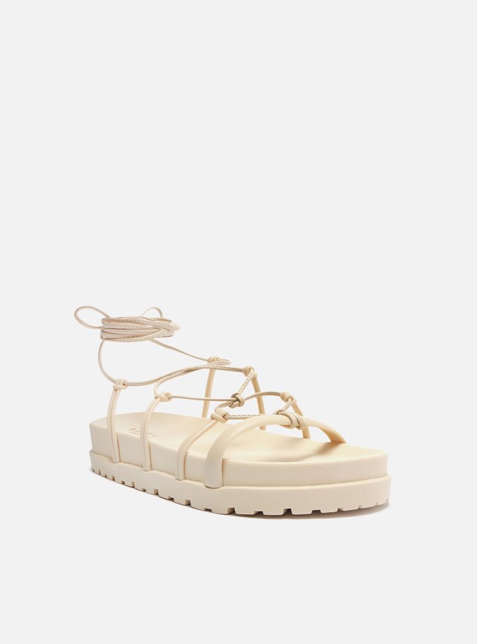Sandália Papete Off-White Amarração Nós Brizza