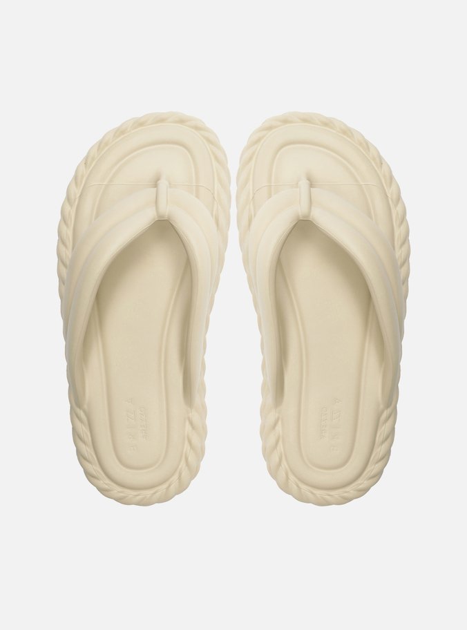 Sandália Branca Flatform Marrocos Bold