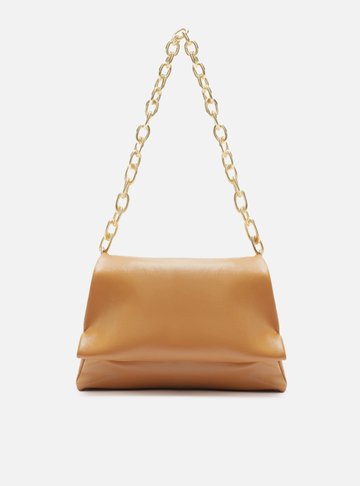 Bolsa Tiracolo Marrom Média Alça Extra Corrente