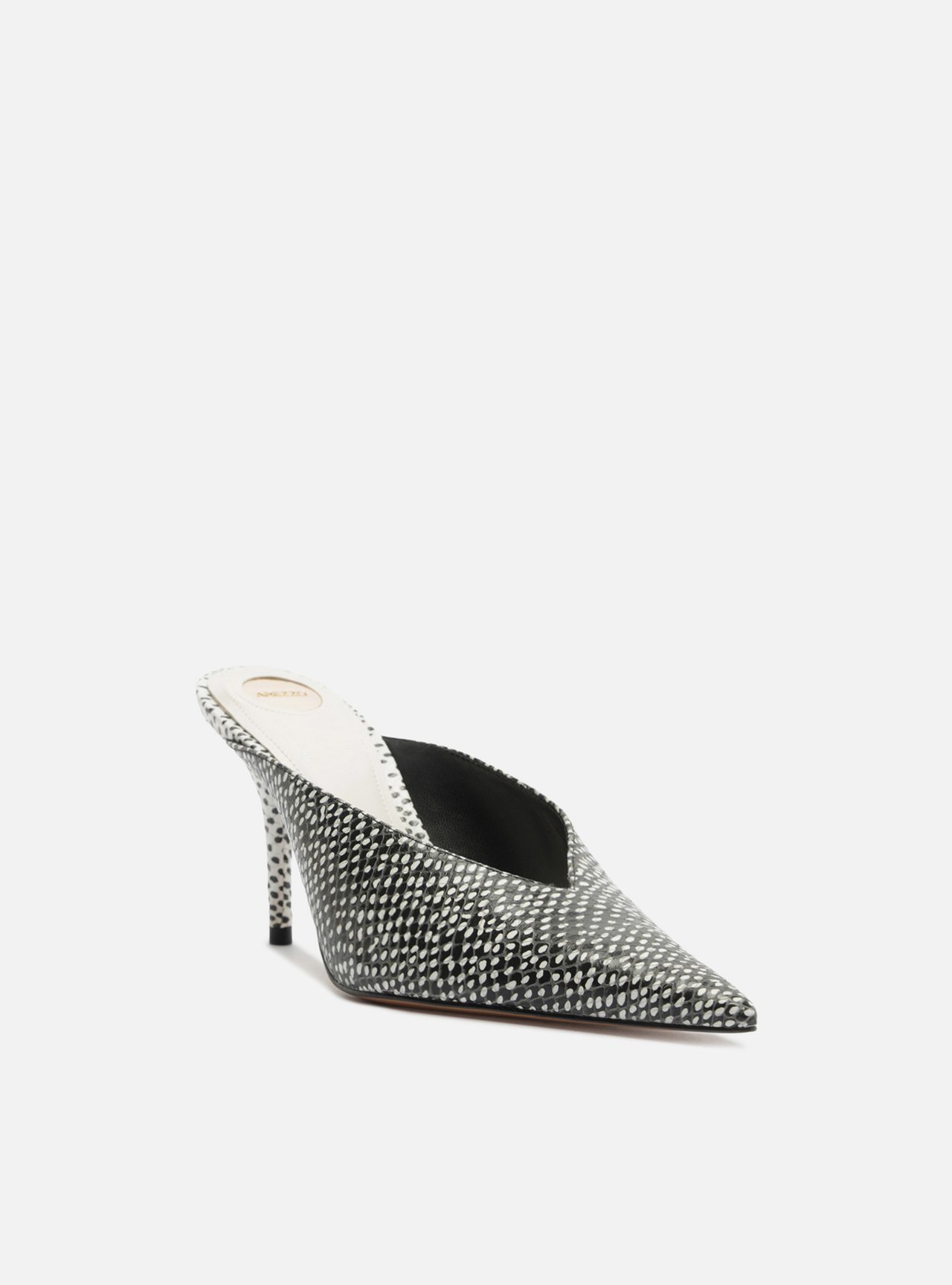 Mule Estampada Salto Fino Metais — foto 2