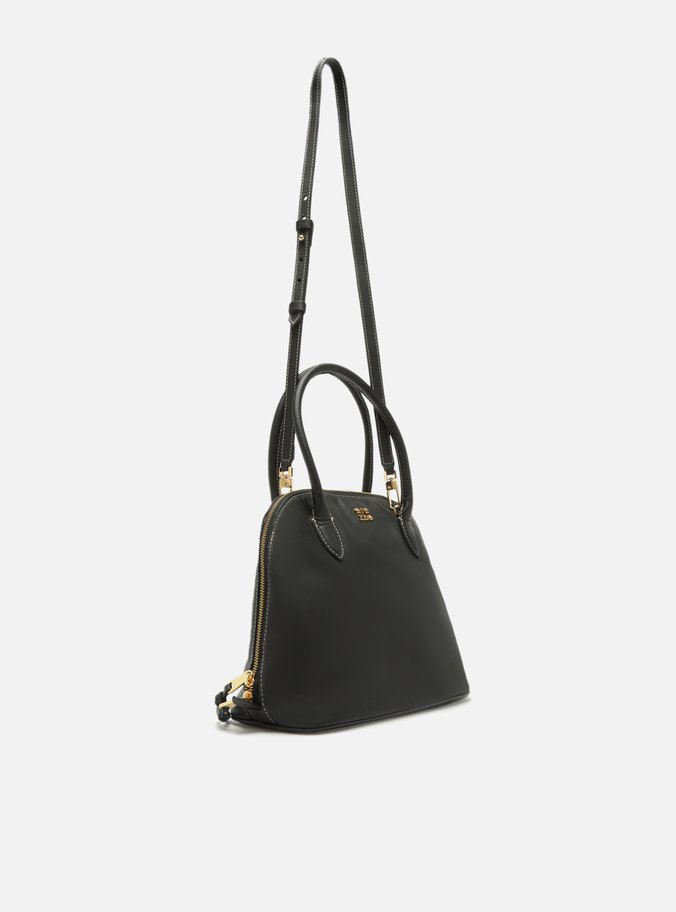 Bolsa Tote Preta Couro Média Assinatura