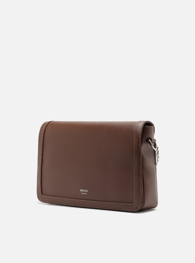 Bolsa Tiracolo Marrom Média