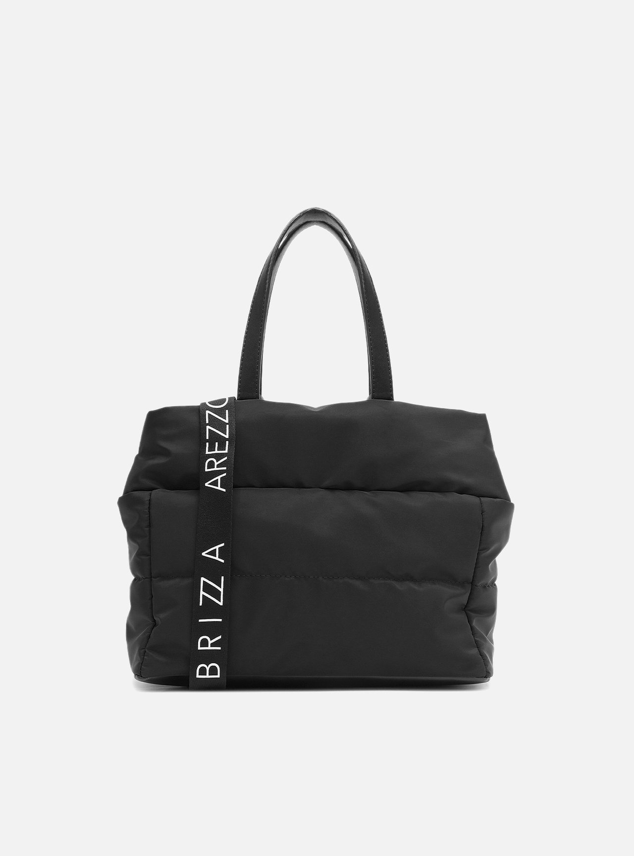 Bolsa Shopping Preta Nylon Média — foto 3