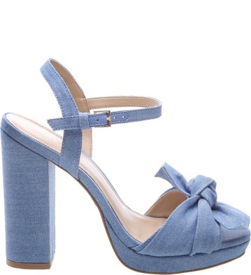 Sandalia jeans arezzo clearance
