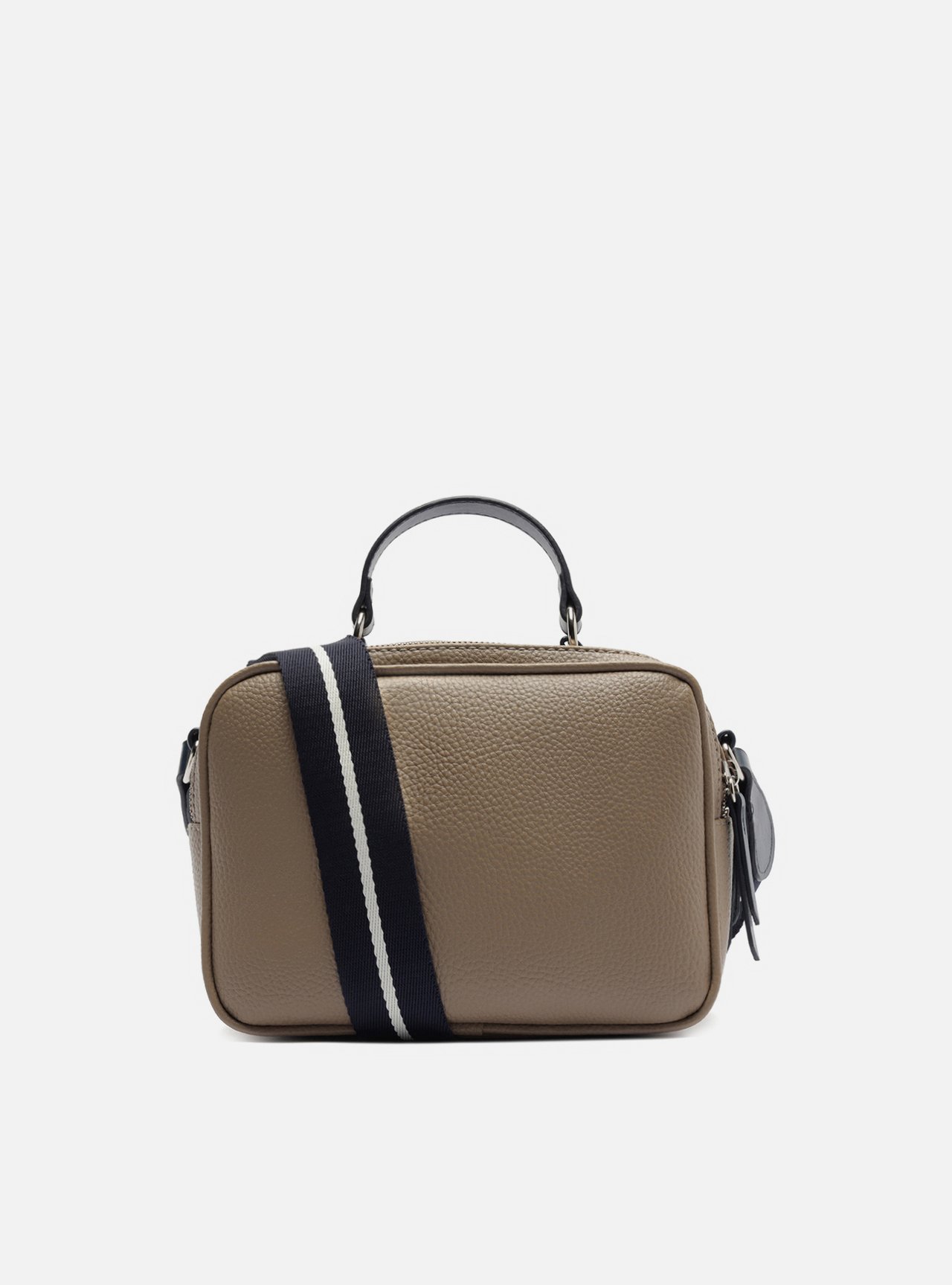 Bolsa Tiracolo Cinza Prione Média Marinho — foto 3