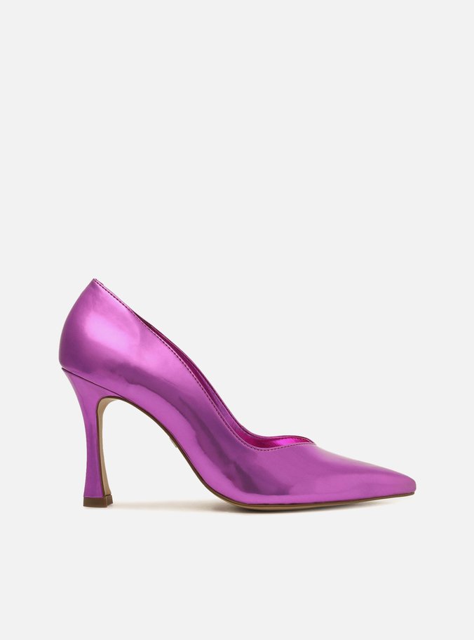 Scarpin rosa sale metalizado