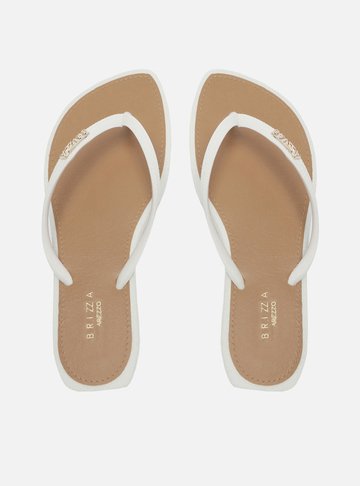Chinelo de Dedo Branco Recouro Flash Brizza