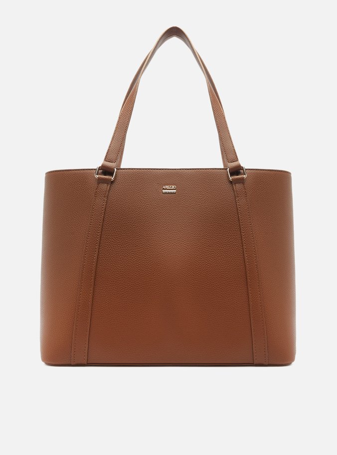 Bolsa Shopping Marrom Grande