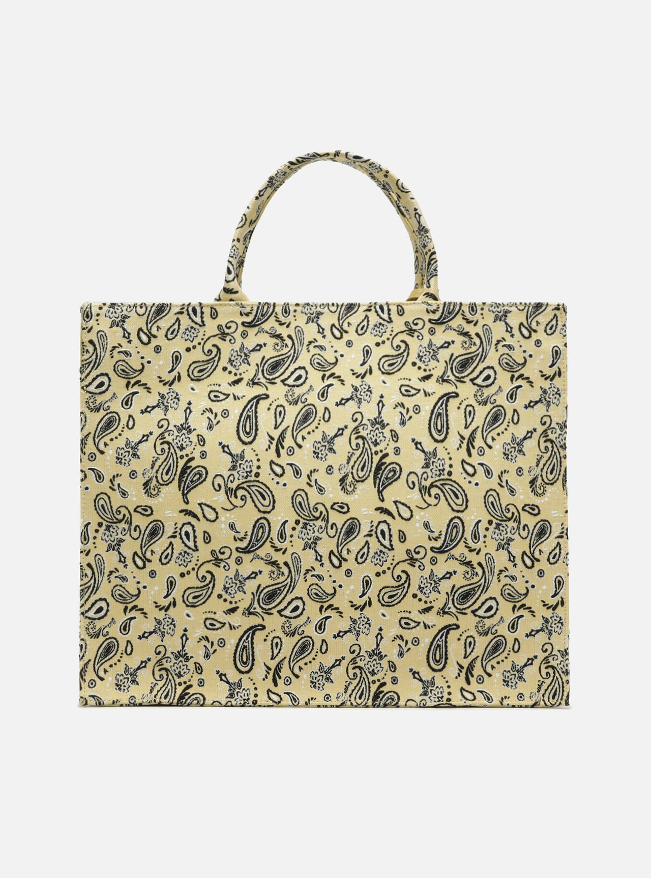 Bolsa Shopping Amarela Paisley Grande Livia | Arezzo