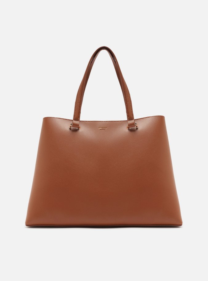 Bolsa Shopping Marrom Grande Básica