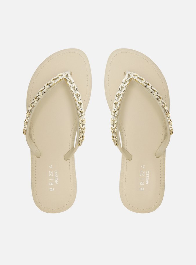 Chinelo de Dedo Cinza Corrente Essential